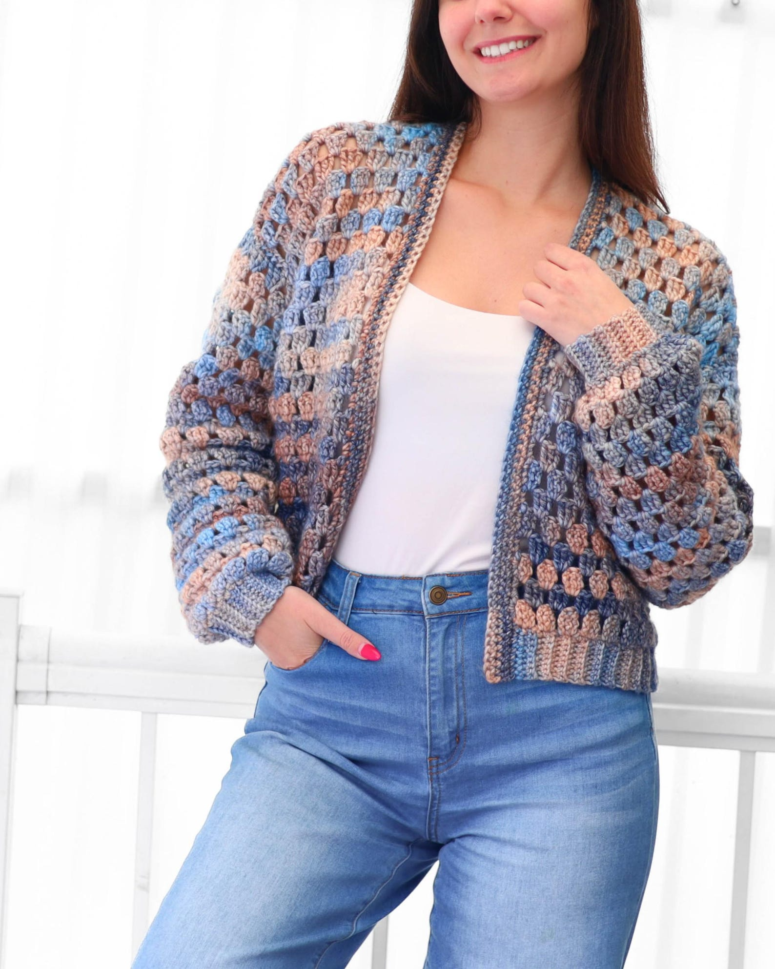 Eloise Crochet Cardigan Pattern - Effortless Style for Every Occasion